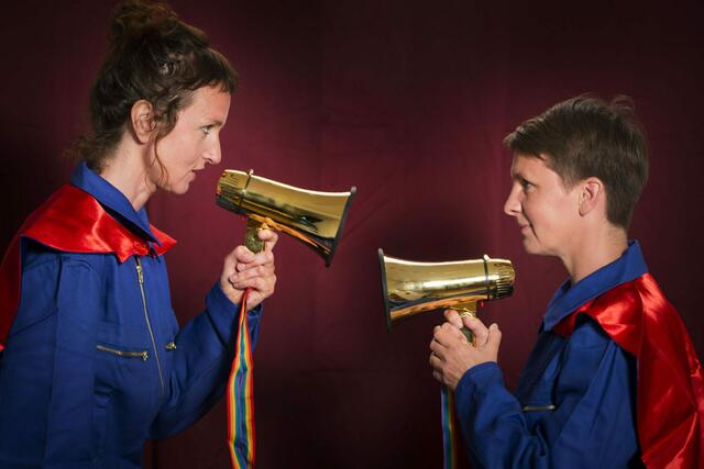 Aufgeführt wird das Stück „Power On“. Darin dreht sich alles um Superkräfte und Superhelden.  | Foto: Verein Frischluft