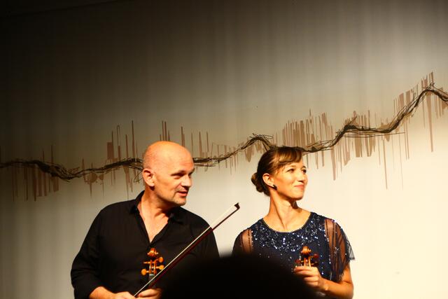 Martin Kubik (Violine ) und Katharina Engelbrecht (Violine) sind Beide bei den Wiener Philharmonikern. | Foto: Martin Schöndorfer, 2023