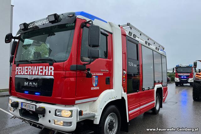 Gestern, 28. August, war ein einsatzreicher Tag für die Feuerwehr Geinberg. | Foto: FF Geinberg