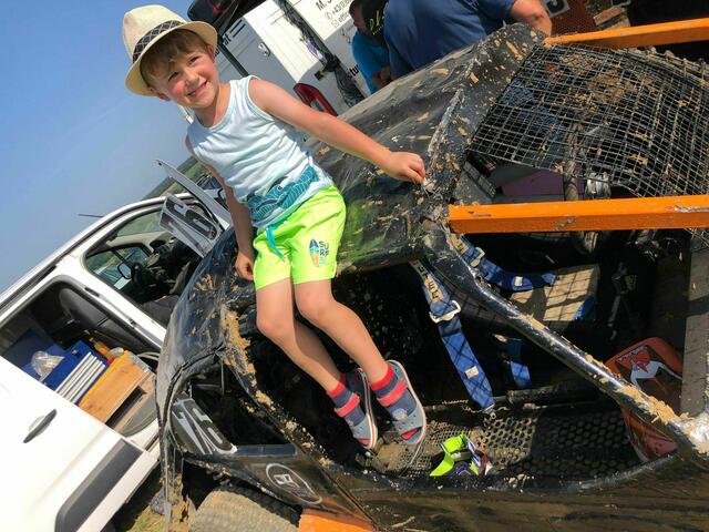 Nico aus Eisenzicken war auch mittendrin im Geschehen. | Foto: privat