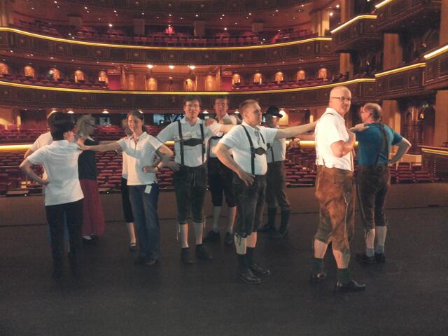 Stellprobe im Opera House in Muskat