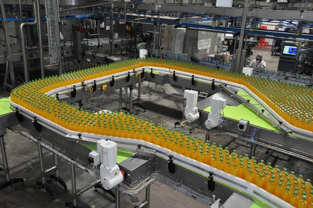 Typisches Förderanlagenprojekt beim Kunden Vöslauer Mineralwasser GmbH