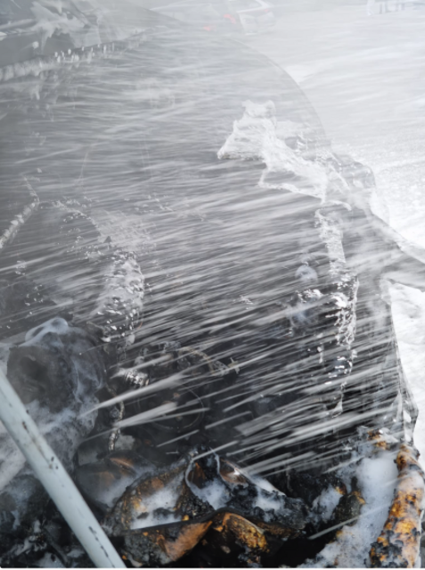 Fahrzeugbrand in Eugendorf am 30. August 2023 | Foto: FF Eugendorf