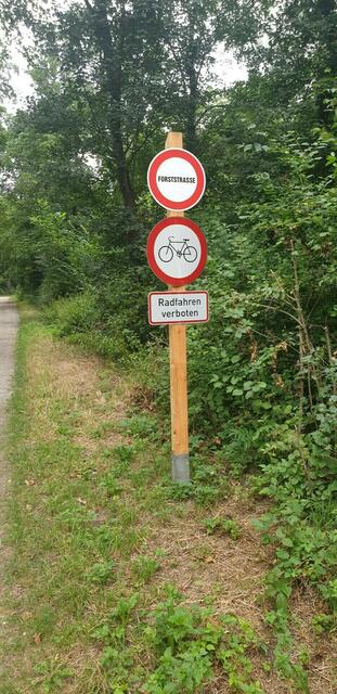 Auf vielen Wegen in der Lobau ist das Radfahren verboten. | Foto: Wolfram Böhme