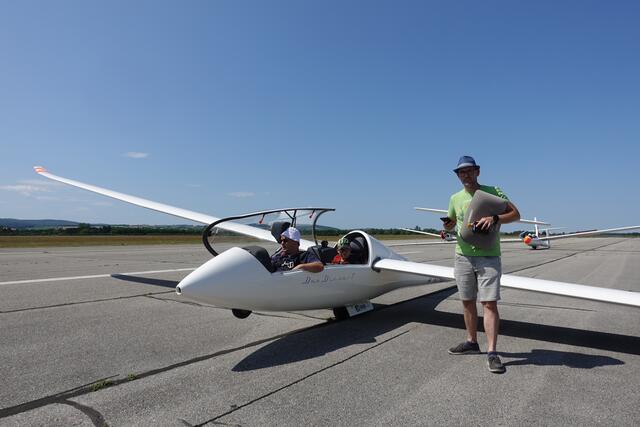 Beim Segelfliegerclub kann geschnuppert werden. | Foto: Christoph Reinsperger