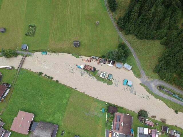In St. Leonhard waren mehrere landwirtschaftliche Gründe betroffen. | Foto: Gemeinde St. Leonhard