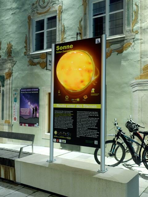 Natürlich leuchtet die Sonne - auch nachts | Foto: Schretter