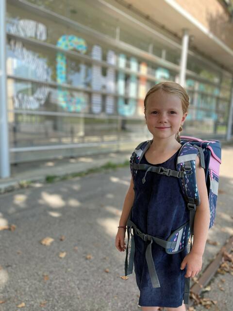 Auch für Hanna (7) geht die Schule wieder los | Foto: Stadt Bregenz