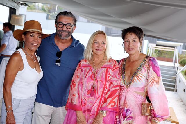 (V.l.n.r.) Shirley Retzer,Mauro Maloberti, Ingrid Flick  | Foto: Dietmar Wajand