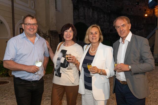 V.l.: Klaus Blümel, Monika Seelhofer, Rosemarie und Franz Mohr.
