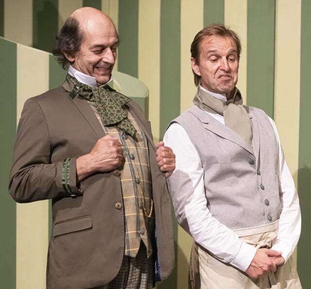 Unterhaltsames Duo: Georg Kusztrich und Leopold Dallinger | Foto: Gerhard Maly