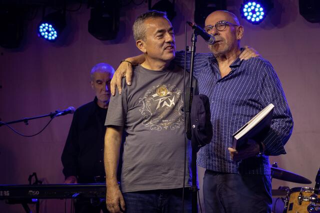 Die BRUJI gratulierten mit ihrem Auftritt - Feri Fellinger und Joško Vlasich | Foto: Zorica Toth