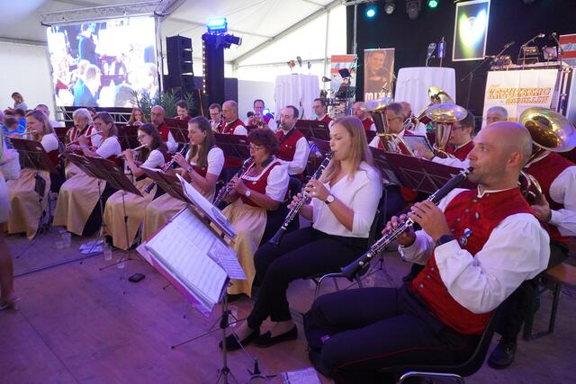 Die Stadtkapelle Oberwart begleitete den Festakt musikalisch. | Foto: Michael Strini