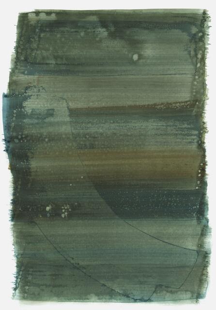 "Taussig Nr. 34", 2015, Tusche auf Papier, 48 x 36cm, ©: Konstanze Sailer | Foto: https://www.memorygaps.eu/gap-september-2023/