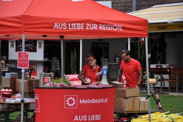 Nur hereinspaziert - am Infostand gab es die begehrten Stempelpässe.