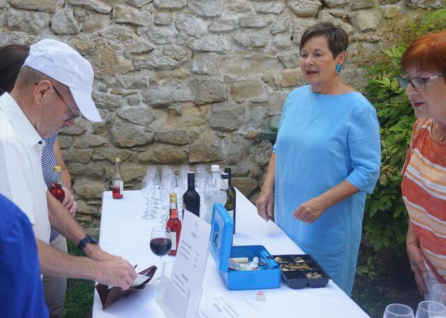 Das Team vom Winzerschlössl Kaiser sorgte für Erfrischungen