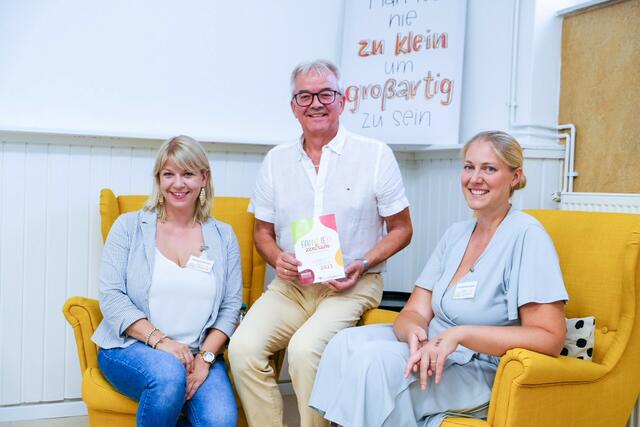 Bildungsstadträtin Lisa Miletich, Bürgermeister Gerhard Weil und Sozialstadträtin Sabine Simonich | Foto: C. Zenger