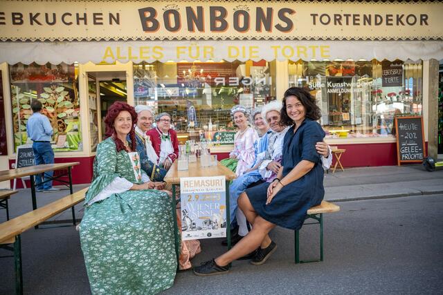 Beim traditionellen Remasuri-Straßenfest kann man die Traditionsbetriebe der Wollzeile kennenlernen. | Foto: René Brunhölzl