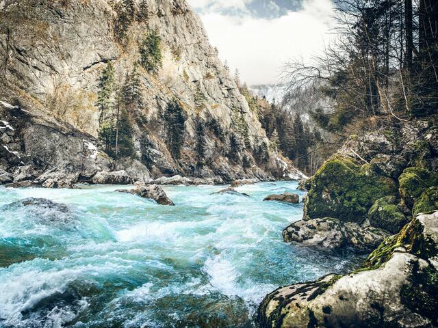 Nationalpark Gesäuse: Ennskatarakt im Herbst | Foto: Stefan Leitner
