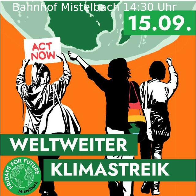 Starke Zeichen gegen Erderhitzung und Naturzerstörung setzen bei der Fridays For Future Demo am 15.9.23 um 14.30 Uhr, Start Bahnhof Mistelbach. | Foto: Fridays For Future Mistelbach