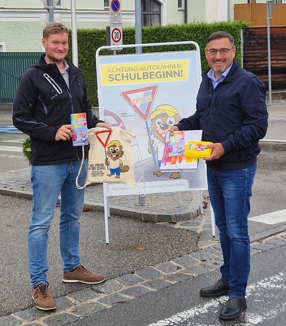 Bezirksgeschäftsführer Michael Huber und Bezirksparteiobmann Klaus Mühlbacher | Foto: OÖVP Bezirk Braunau