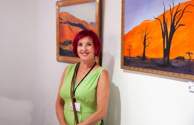 Eine Ausstellung der St. Lukas Gilde mit Greta Lech in der Galerie des Baxa Kalkofen in Mannersdorf/Leitha. | Foto: Regina Courtier
