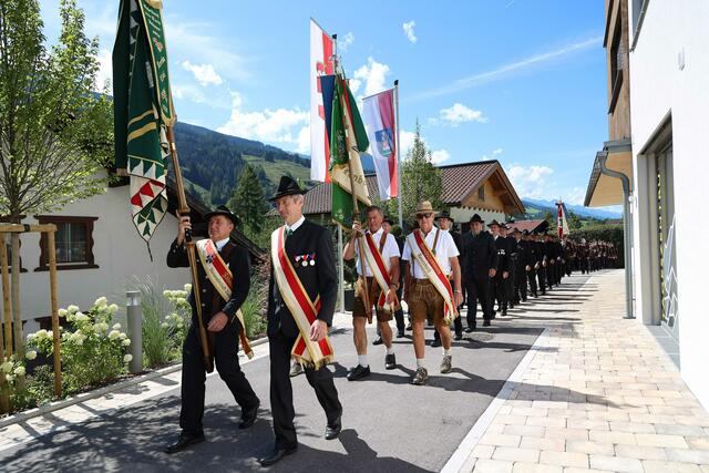 Die Eröffnung des Seniorenwohnheimes wurde gebührend gefeiert. | Foto: Land Salzburg/Neumayr-Hölzl