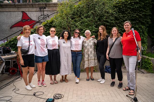 Viele kamen zu dem Solidaritätsfest.  | Foto: SPÖ Frauen/1080