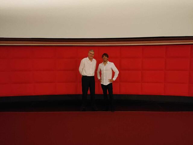 Dykstra und Fletcher zu Besuch im Filmcasino. | Foto: Patricia Kornfeld