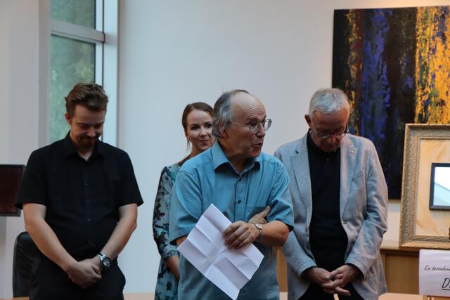 Peter Peintner fand ein paar Worte für seine Tochter. | Foto: Celina Leitner