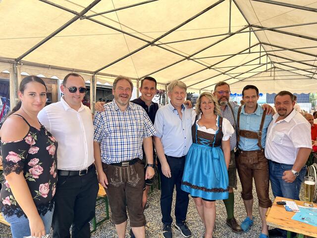 Beim Frühschoppen in Gratwein-Straßengel herrschte gute Stimmung. | Foto: PÖ-Stmk/Hoppel