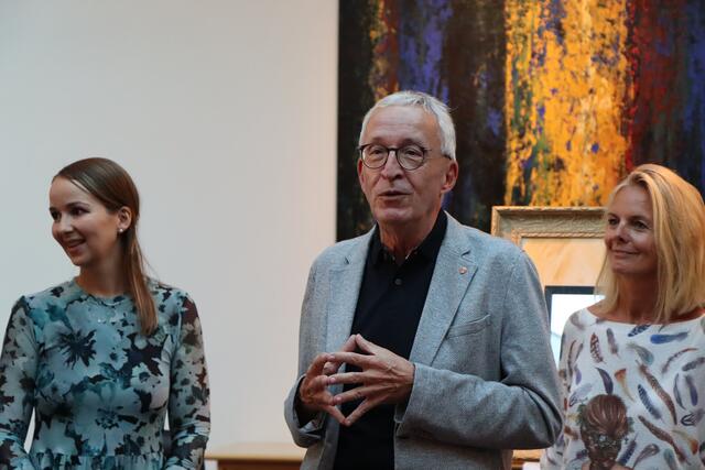 Bürgermeister Herbert Mayer zeigte sich sehr beeindruckt. | Foto: Celina Leitner