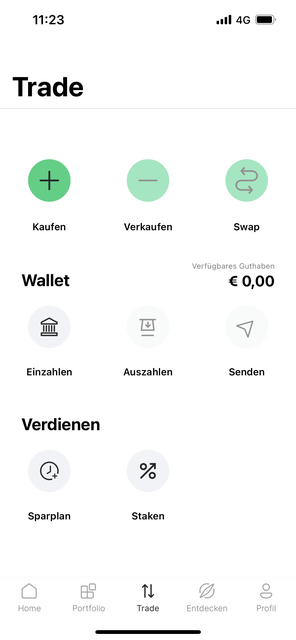 Immer mehr Menschen wollen "traden" und online in den Handel mit Aktien oder Kryptowährung einsteigen. Unser App-Tipp der Woche "Bitpanda" ist die richtige App für Einsteiger und leicht Fortgeschrittene. | Foto: Screenshot