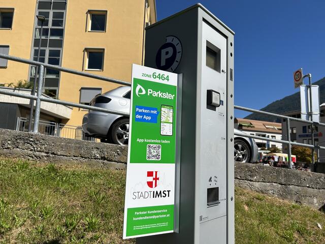 App und Münzen:: Digitales Parken mit der Parkster - Imst