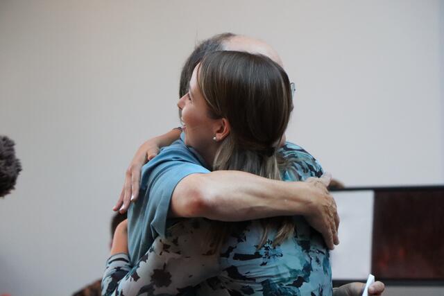 Vater Peter war sehr stolz auf seine Tochter. | Foto: Celina Leitner