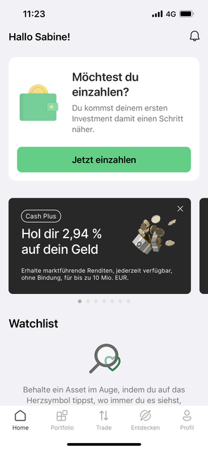 Immer mehr Menschen wollen "traden" und online in den Handel mit Aktien oder Kryptowährung einsteigen. Unser App-Tipp der Woche "Bitpanda" ist die richtige App für Einsteiger und leicht Fortgeschrittene. | Foto: Screenshot