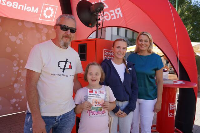 Die "MeinBezirk" Fotobox durfte beim Bio-Fest in Frauenkirchen natürlich nicht fehlen | Foto: Andrea Glatzer