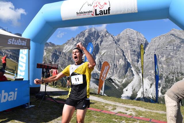 Happy als 49.: Georg Dießner (SV Telfes) | Foto: Kainz