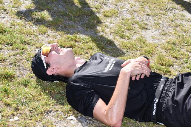 Florian Tanzer (Trailrunningteam Starkenburger Hütte) kam als Zwölfter ins Ziel. | Foto: Kainz