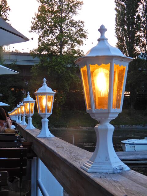 Abendstimmung an der Alten Donau