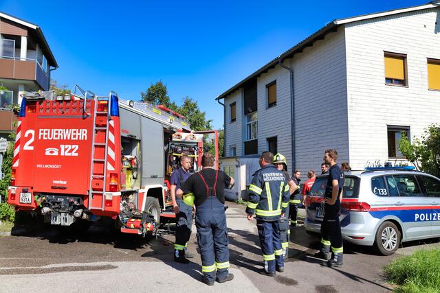 Im Keller eines Mehrparteienhaus in Hellmonsödt fing ein Wäschetrockner Feuer. | Foto: laumat.at/Gabriel Prammer