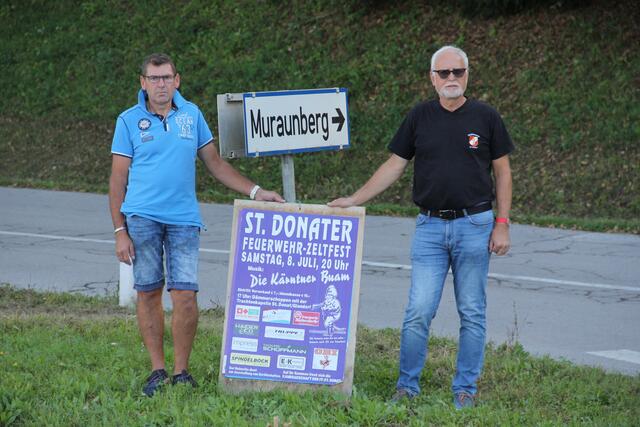 Nach gesetzter Straftat: Das Gesetz erlaubt es nicht, die Kameraden zu informieren, damit sie die Tafel noch wegräumen können, bevor eine Anzeige erfolgt. So die Auskunft des Leiters der Bergwacht, Johannes Leitner. | Foto: Peter Pugganig