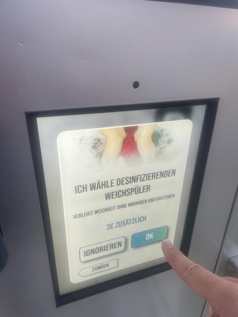 Weichspüler kostet zusätzlich.  | Foto: MeinBezirk.at