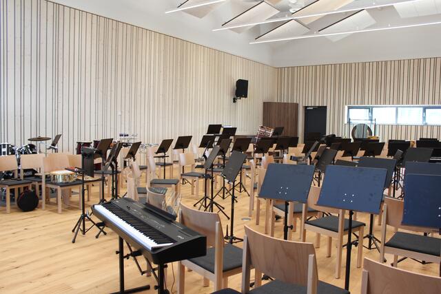 Der neue und moderne Proberaum des Musikvereins Karlstetten. | Foto: Vanessa Huber