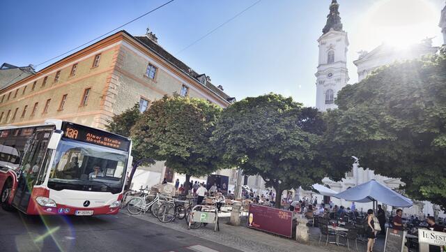 Die Piaristengasse vor der Umgestaltung.  | Foto: Raimund Appel/Wiener Linien