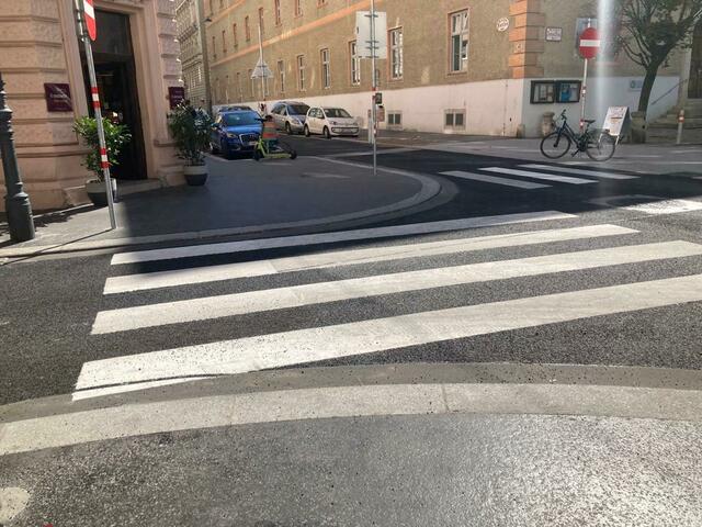 Der Zebrastreifen im Bereich Piaristengasse und Maria-Treu-Gasse. | Foto: z. V. g.