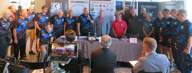 Großer Auftakt in Wels: Hier wird die Ping-Pong-Parkinson-Weltmeisterschaft abgehalten. 300 Spielerinnen und Spieler treten gegeneinander an. | Foto: PingPongParkinson Österreich