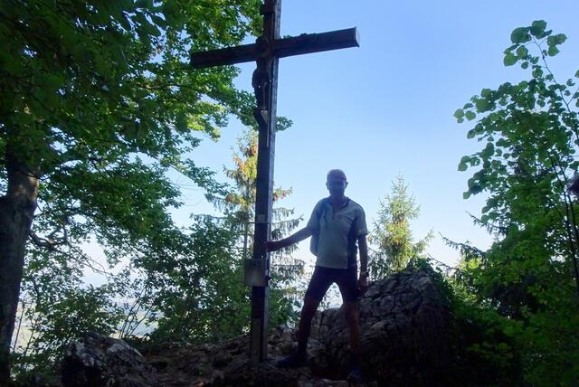 Beim Gipfelkreuz 