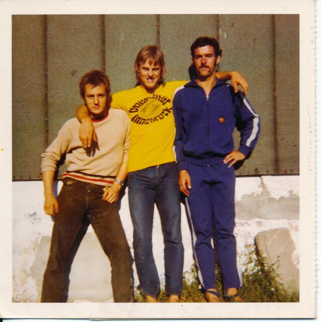 Die drei Burschen Graber Karl, Fuzzi Huber und Josef Probst. | Foto: Fuzzi Huber