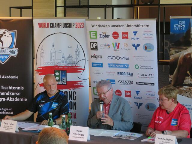 Großer Auftakt in Wels: Hier wird die Ping-Pong-Parkinson-Weltmeisterschaft abgehalten. 300 Spielerinnen und Spieler treten gegeneinander an. | Foto: PingPongParkinson Österreich